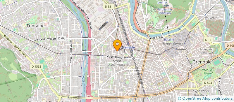 localisation de l'entreprise IMMEUBLE 18 B RUE D'ALEMBERT  GRENOBLE