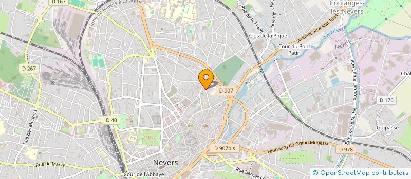 localisation de l'entreprise IMMEUBLE 18 BIS RUE DE LA CHAUSSADE à NEVERS