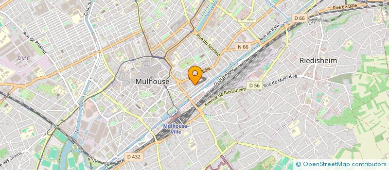 localisation de l'entreprise IMMEUBLE 18 RUE ZUBER MULHOUSE  MULHOUSE