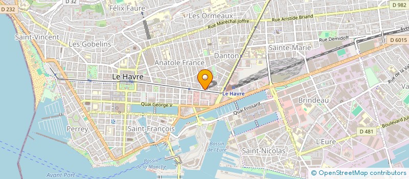 localisation de l'entreprise IMMEUBLE 181 BD DE STRASBOURG à LE HAVRE