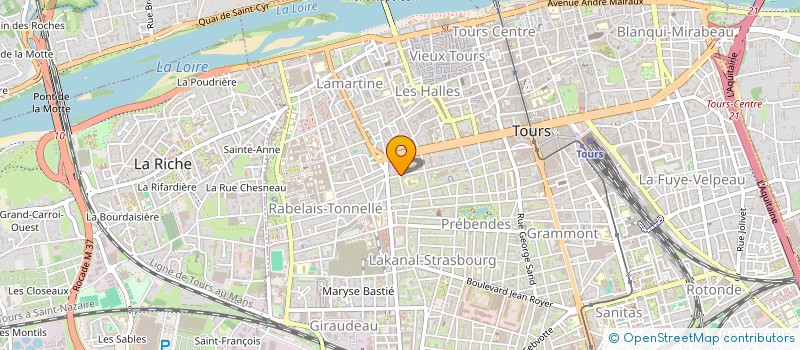 localisation de l'entreprise IMMEUBLE 187 RUE VICTOR HUGO  TOURS