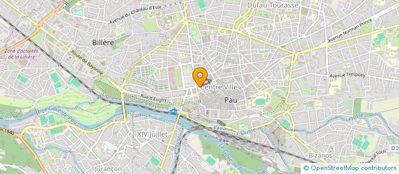 localisation de l'entreprise IMMEUBLE 24 RUE BERNADOTTE à PAU