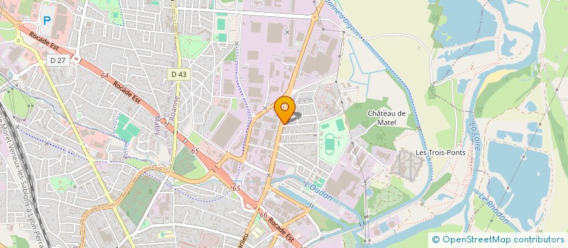 localisation de l'entreprise IMMEUBLE 250 RTE DE CHARLIEU  ROANNE