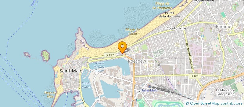 localisation de l'entreprise IMMEUBLE 27 RUE DE L INDUSTRIE  SAINT-MALO