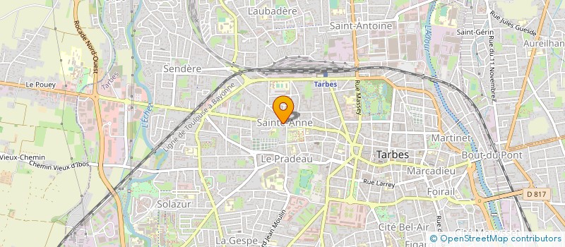 localisation de l'entreprise IMMEUBLE 3 RUE CORPS FRANC POMIES  TARBES