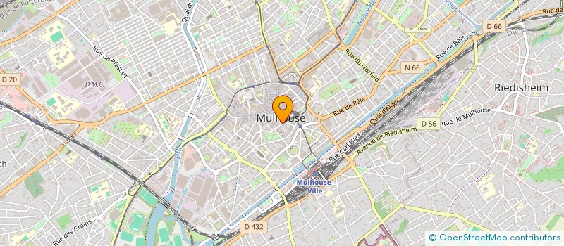 localisation de l'entreprise IMMEUBLE 3 RUE GUILLAUME TELL  MULHOUSE