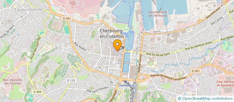 localisation de l'entreprise IMMEUBLE 3 RUE NOTRE DAME  CHERBOURG-EN-COTENTIN