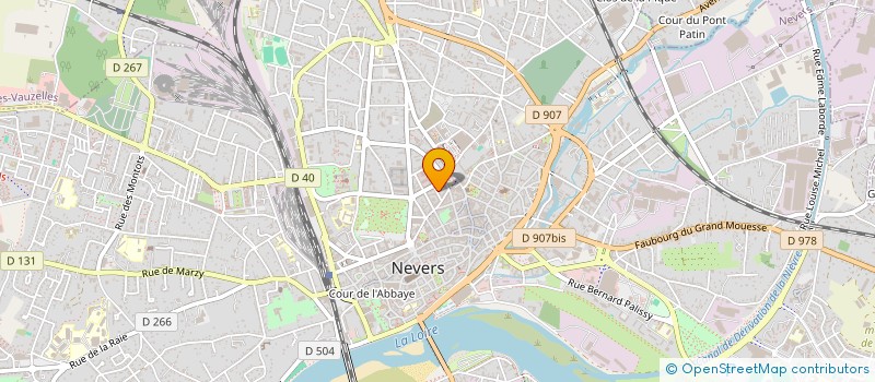 localisation de l'entreprise IMMEUBLE 3 RUE VAUBAN à NEVERS