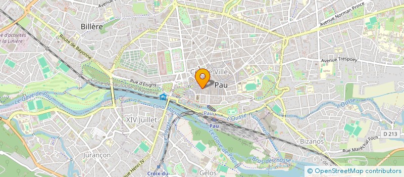 localisation de l'entreprise IMMEUBLE 31 RUE MARECHAL JOFFRE à PAU