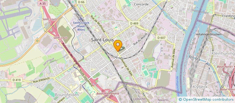 localisation de l'entreprise IMMEUBLE 32 RUE DE BALE  SAINT-LOUIS