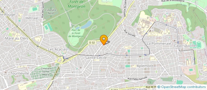 localisation de l'entreprise IMMEUBLE 39 RUE DES AUBEPINES à LE HAVRE