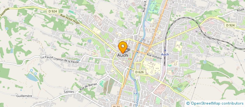 localisation de l'entreprise IMMEUBLE 416 RUE DESSOLES  AUCH