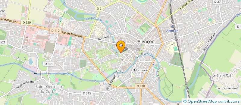 localisation de l'entreprise IMMEUBLE 43 R DU CHATEAU à ALENCON
