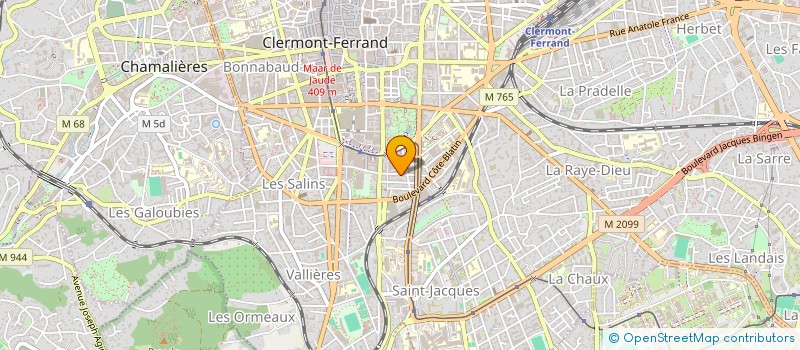 localisation de l'entreprise IMMEUBLE 5 AV DE ROYAT  CLERMONT-FERRAND