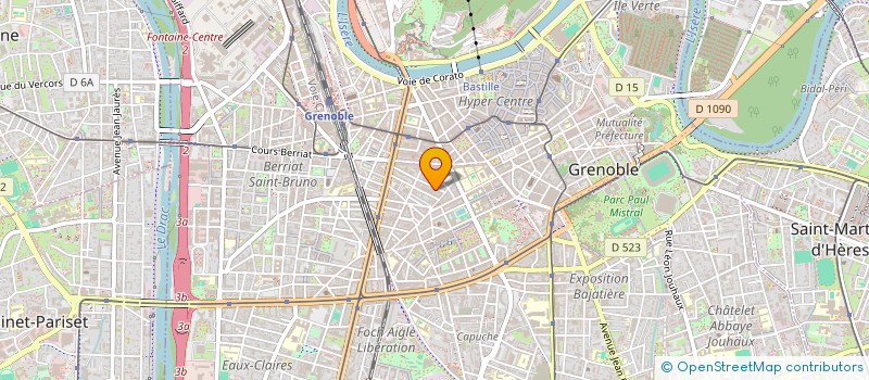 localisation de l'entreprise IMMEUBLE 5 RUE GENISSIEU  GRENOBLE
