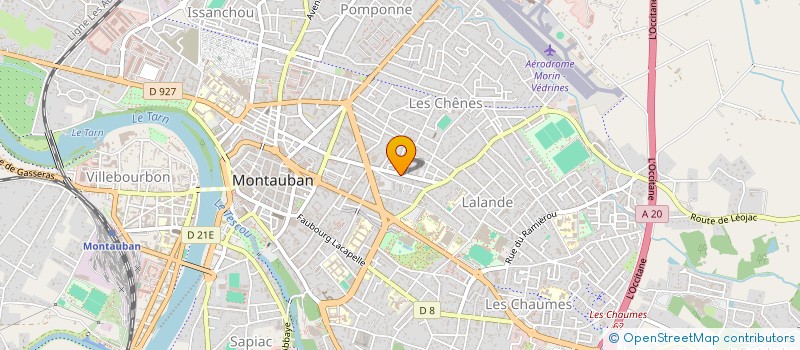 localisation de l'entreprise IMMEUBLE 510 BD ALSACE LORRAINE  MONTAUBAN