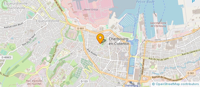 localisation de l'entreprise IMMEUBLE 52 RUE BONHOMME  CHERBOURG-EN-COTENTIN