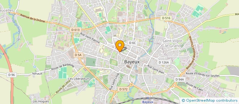 localisation de l'entreprise IMMEUBLE 54-56 RUE ST MALO  BAYEUX