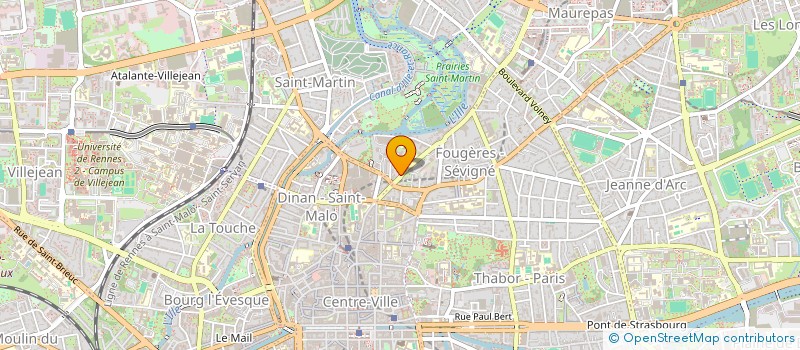 localisation de l'entreprise IMMEUBLE 57 RUE D'ANTRAIN  RENNES