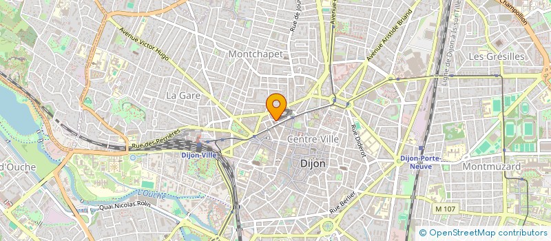 localisation de l'entreprise IMMEUBLE 6 R MICHEL SERVET  DIJON