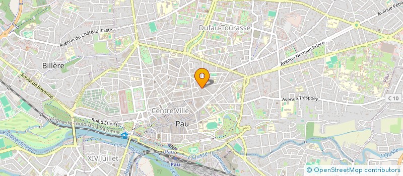 localisation de l'entreprise IMMEUBLE 67 RUE CASTETNAU à PAU