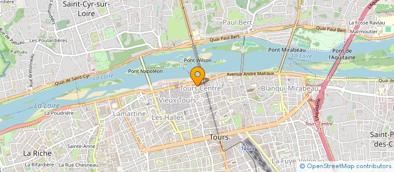 localisation de l'entreprise IMMEUBLE 7 PLACE ANATOLE FRANCE  TOURS