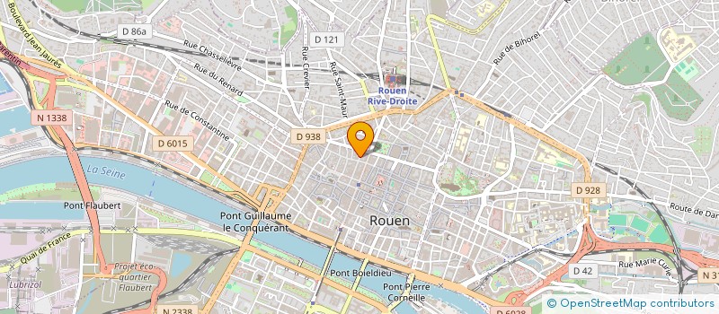localisation de l'entreprise IMMEUBLE 7 R. DINANDERIE à ROUEN