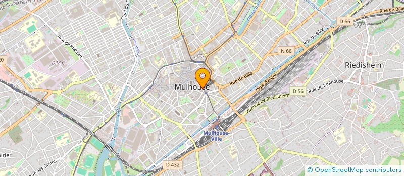 localisation de l'entreprise IMMEUBLE 7 RU DU SAUVAGE  MULHOUSE