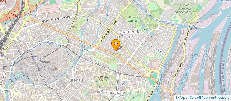 localisation de l'entreprise IMMEUBLE 7 RUE DE REIMS  STRASBOURG