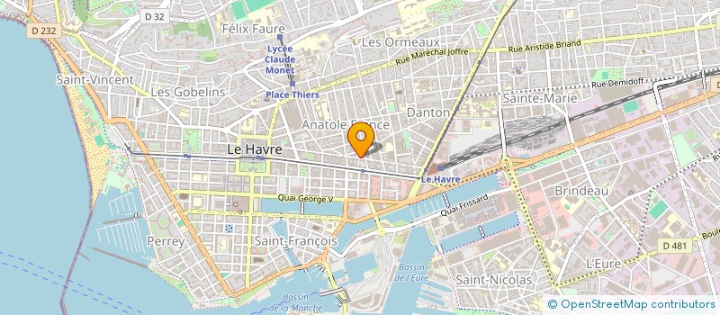 localisation de l'entreprise IMMEUBLE 73 RUE JULES LECESNE à LE HAVRE