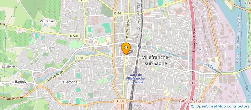 localisation de l'entreprise IMMEUBLE 878-880 RUE NATIONALE  VILLEFRANCHE-SUR-SAONE