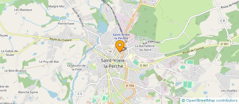 localisation de l'entreprise IMMEUBLE 9 BD DE L HOTEL DE VILLE  SAINT-YRIEIX-LA-PERCHE