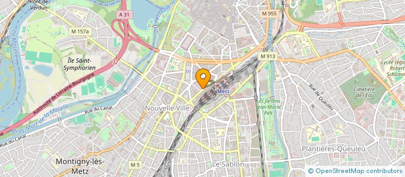 localisation de l'entreprise IMMEUBLE 9 RUE LAFAYETTE  METZ