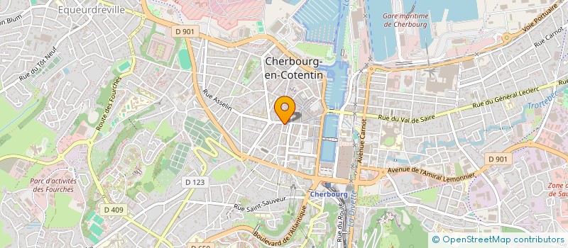 localisation de l'entreprise IMMEUBLE ALMA  CHERBOURG-EN-COTENTIN