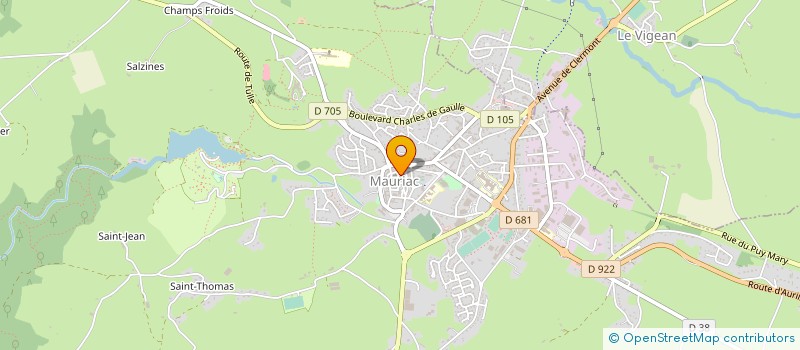 localisation de l'entreprise IMMEUBLE AMBLARD à MAURIAC