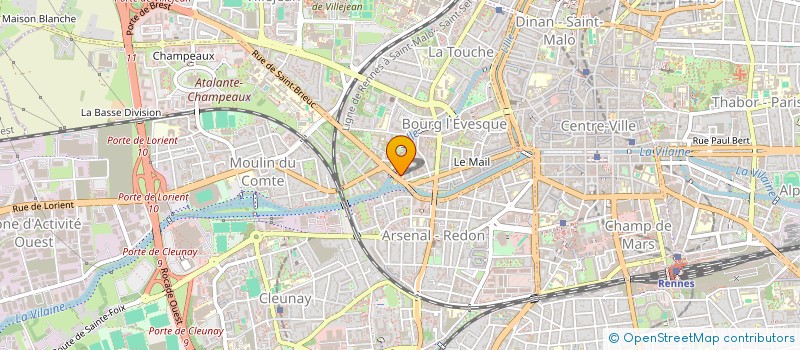 localisation de l'entreprise IMMEUBLE AQUARIUS  RENNES