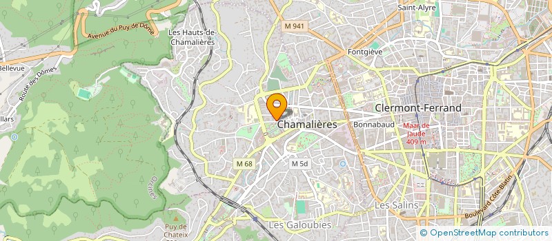 localisation de l'entreprise IMMEUBLE BACONNET  CHAMALIERES