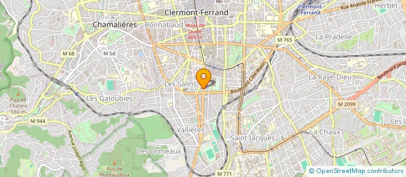 localisation de l'entreprise IMMEUBLE BARTHOLDI  CLERMONT-FERRAND