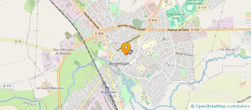 localisation de l'entreprise IMMEUBLE BEAUVAIS à ARGENTAN