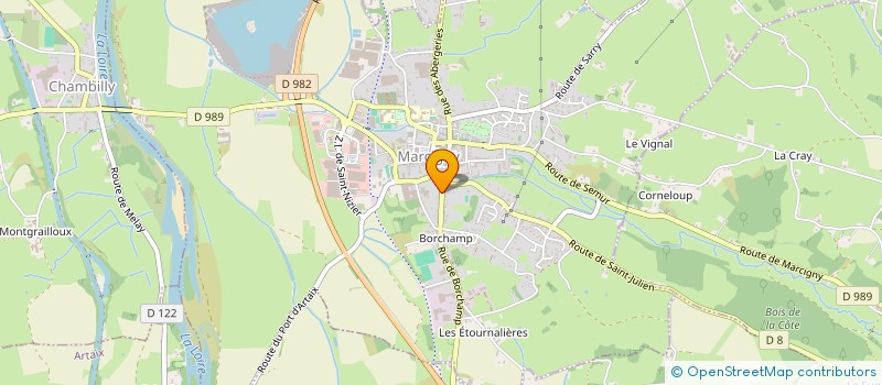 localisation de l'entreprise IMMEUBLE BRELOT  MARCIGNY