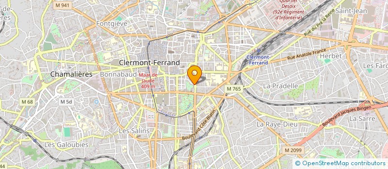 localisation de l'entreprise IMMEUBLE BRESCHET  CLERMONT-FERRAND