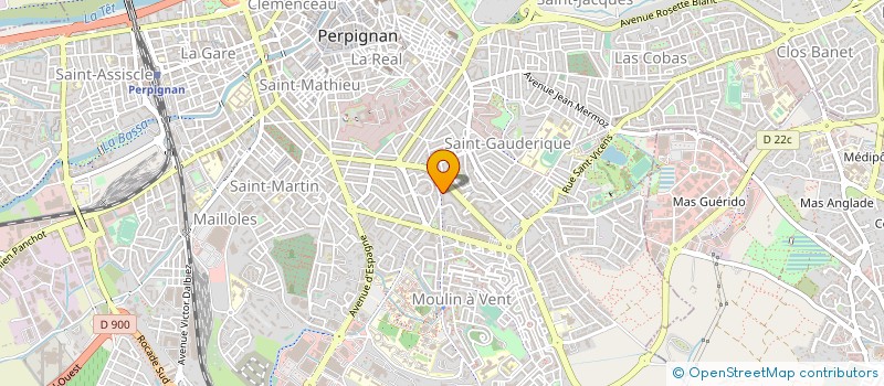 localisation de l'entreprise IMMEUBLE BROUSSE  PERPIGNAN