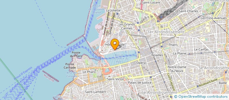 localisation de l'entreprise IMMEUBLE CONCEPTION AMENAGEMENT à MARSEILLE