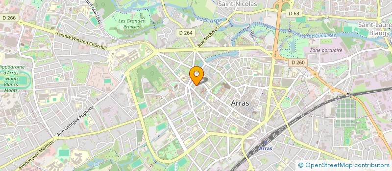localisation de l'entreprise IMMEUBLE CONSORT MORONVAL à ARRAS