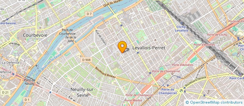 localisation de l'entreprise IMMEUBLE CUZIN SIMONE à LEVALLOIS-PERRET