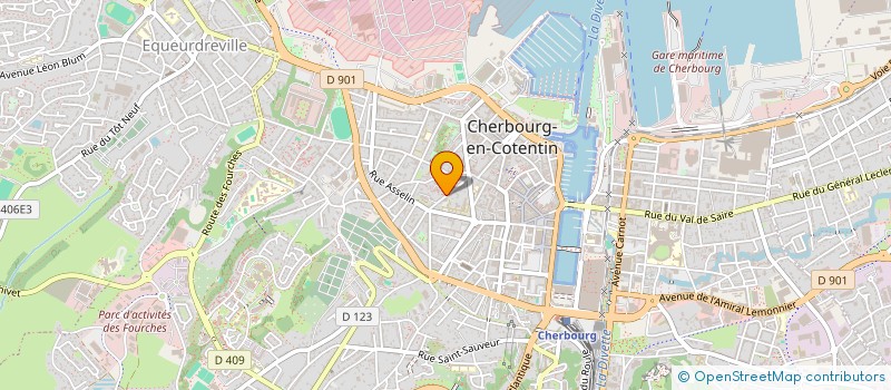 localisation de l'entreprise IMMEUBLE DE LA DUCHE CHERBOURG  CHERBOURG-EN-COTENTIN