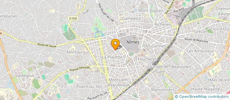 localisation de l'entreprise IMMEUBLE DE M HIDALGO  NIMES