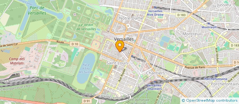 localisation de l'entreprise IMMEUBLE DE MME HELENE LE ROUX à VERSAILLES