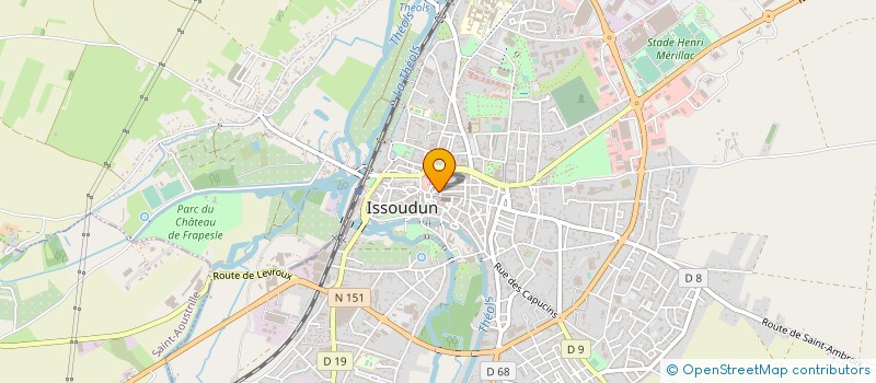 localisation de l'entreprise IMMEUBLE DELCAMBRE  ISSOUDUN