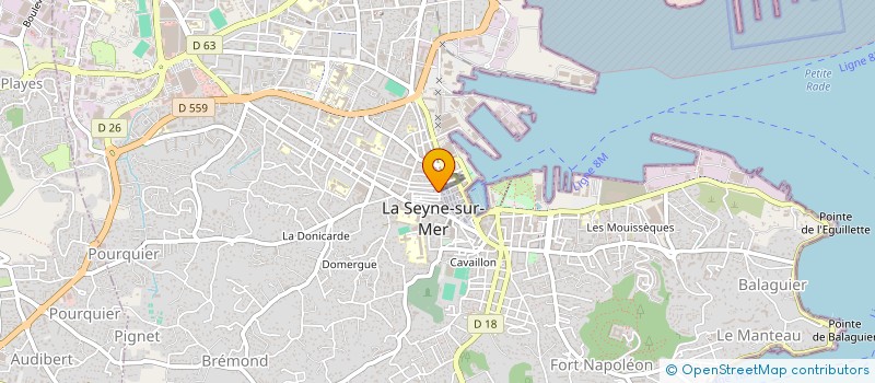 localisation de l'entreprise IMMEUBLE DENFERT ROCHEREAU à LA SEYNE-SUR-MER
